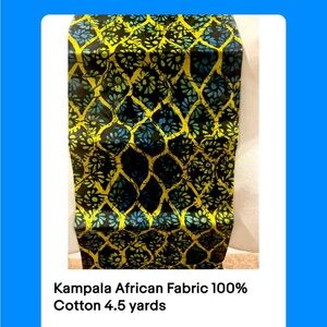Kampala African Fabric 100% Cotton 4.5 yards